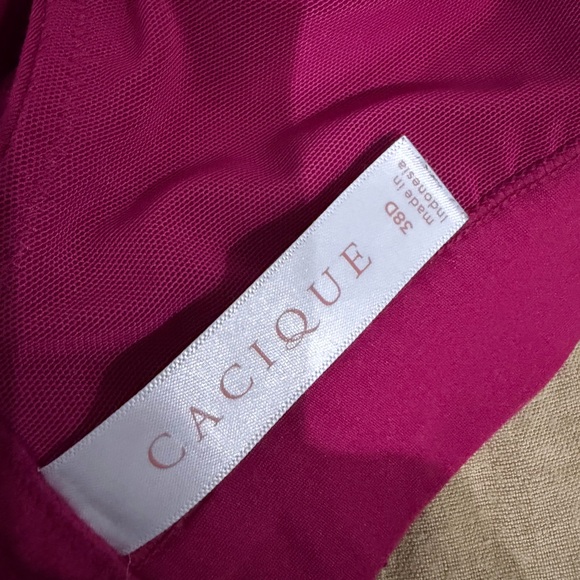 Vibrant Fuchsia Women's Bra - Picture 4 of 6